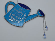 Load image into Gallery viewer, Watering Can Stained Glass Suncatcher