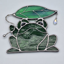 Load image into Gallery viewer, Frog Stained Glass