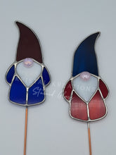 Load image into Gallery viewer, Gnome Stained Glass garden stake