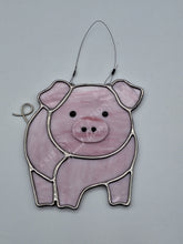 Load image into Gallery viewer, Pig Stained Glass