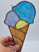 Load image into Gallery viewer, Ice Cream Cone Suncatcher