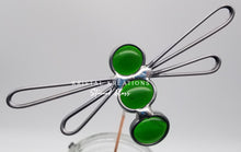 Load image into Gallery viewer, Dragonfly Stained Glass Garden Stake