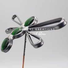Load image into Gallery viewer, Dragonfly Stained Glass Garden Stake