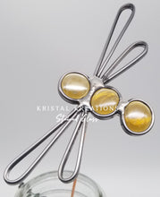 Load image into Gallery viewer, Dragonfly Stained Glass Garden Stake