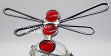Load image into Gallery viewer, Dragonfly Stained Glass Garden Stake