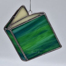 Load image into Gallery viewer, Book Stained Glass Suncatcher
