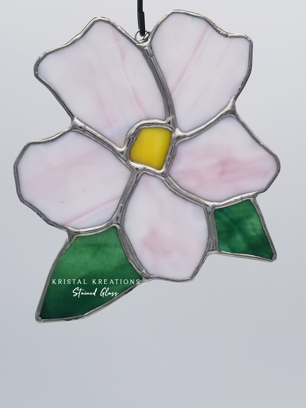 Magnolia Stained Glass Suncatcher