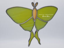 Load image into Gallery viewer, Luna Moth Stained Glass Suncatcher
