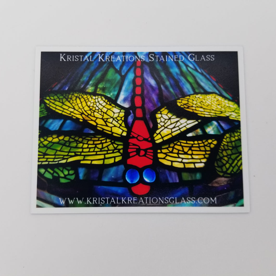 Kristal Kreations Dragonfly Lamp Magnet