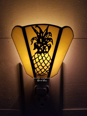 Pineapple Stained Glass Nightlight