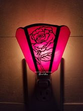 Load image into Gallery viewer, Rose Stained Glass Nightlight
