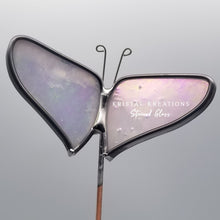 Load image into Gallery viewer, Butterfly Stained Glass Garden Stake
